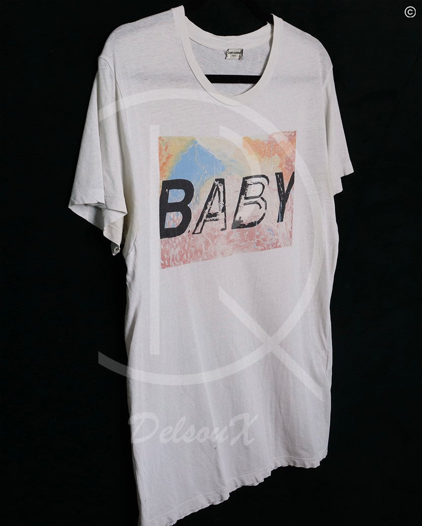 Saint Laurent T-shirt ‘Baby’ White (M) 👶🏼