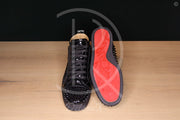 Christian Louboutin Louis Spikes Orlato Flat 'Black Patent Leather' (42) 🕺🏼