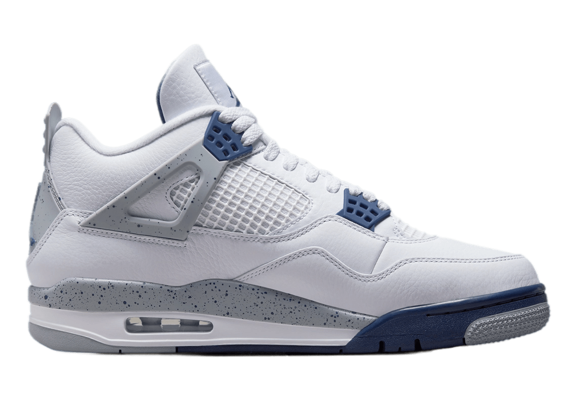 Nike Sneakers, Nike Air Jordan 4 'White Midnight Navy’ 🫐