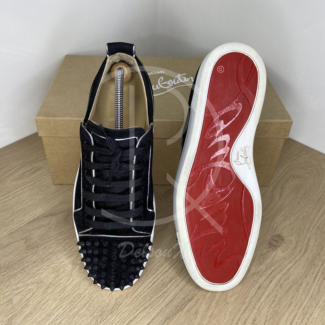 Christian Louboutin 'Black Mat' Junior Spikes (41.5) 💃🏽