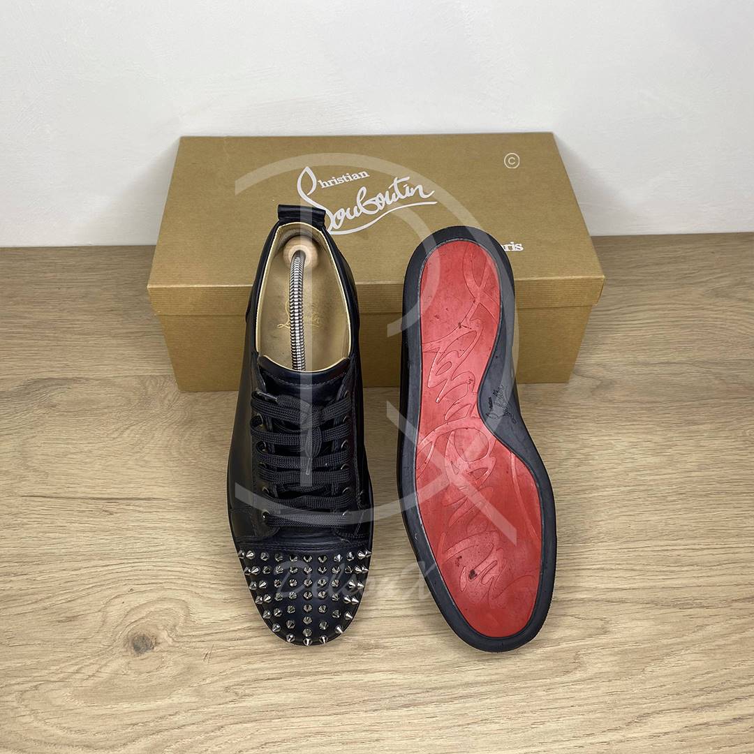 Christian Louboutin 'Gun Metal' Junior Spikes (42.5) ⛓