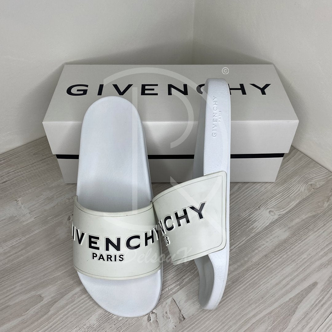 Givenchy Logo Rubber Herre Slides (42) ⛱