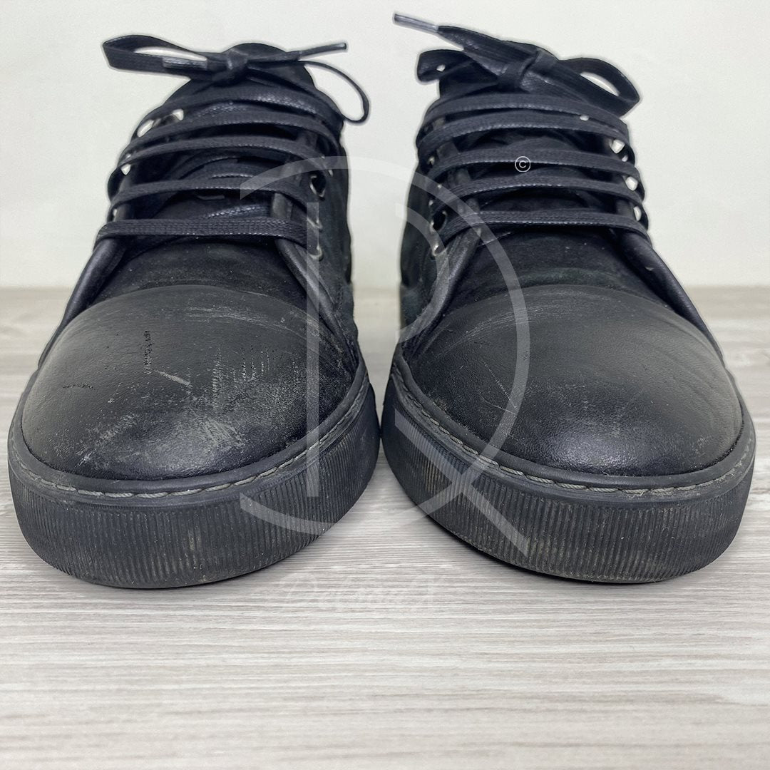 Lanvin Sneakers, Herre 'All Black' Mat Toe (43) 🂱