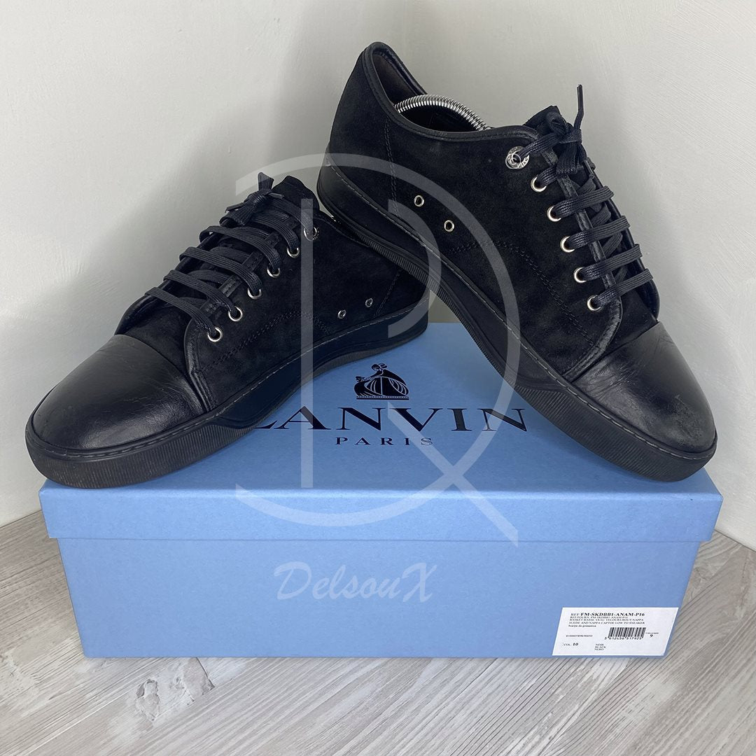 Lanvin 'Black Suede' Mat Toe (43) 🌤