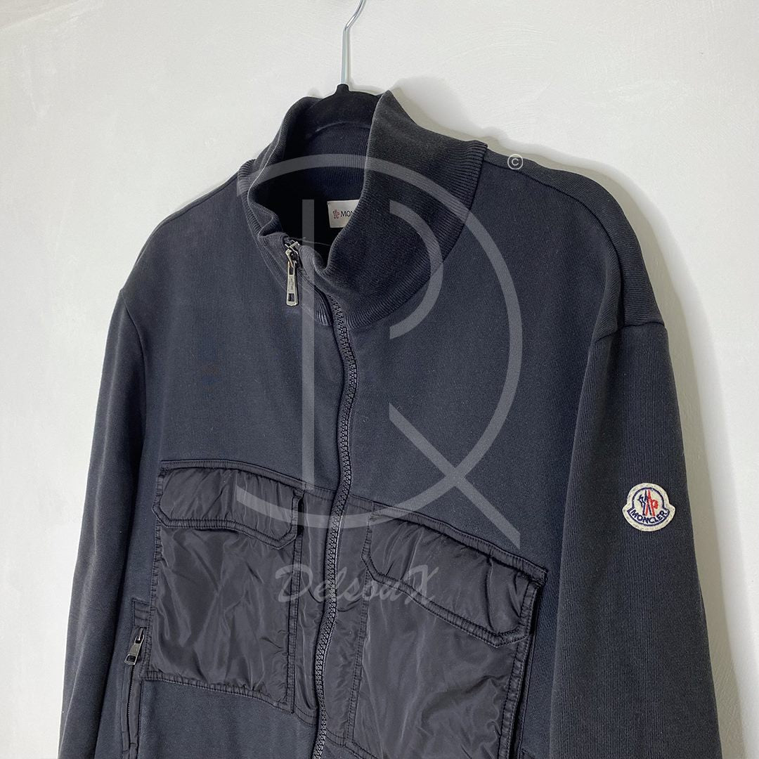 Moncler Black 'Maglia' Cardigan (L) 🏴