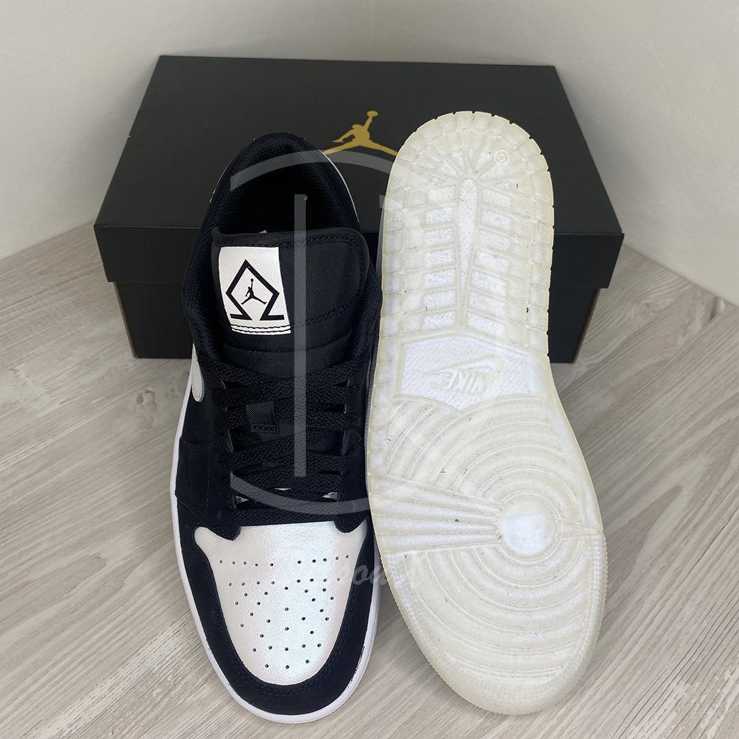 Nike Air Jordan 1 Herre Low 'Diamond Shorts' (42.5) 😎