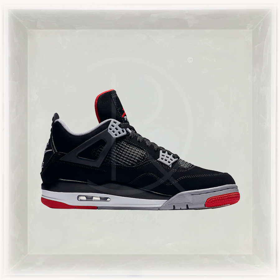 Nike Sneakers, Air Jordan 4 Retro 'Bred' (2019) 🍉