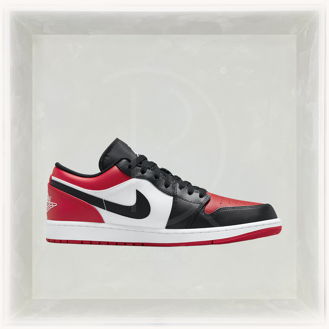 Nike Sneakers, Jordan 1 Low 'Bred Toe' 🏃🏽‍♂️