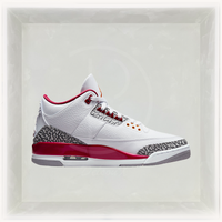Nike Sneakers, Air Jordan 3 Retro 'Cardinal Red' ⏰