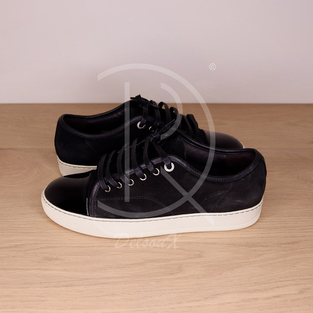 Lanvin 'Black Suede' Lak Toe (40) ♤