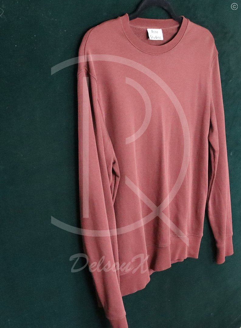 Acne Studios Sweatshirt Crewneck ‘Bordeaux’ (S) 🐙