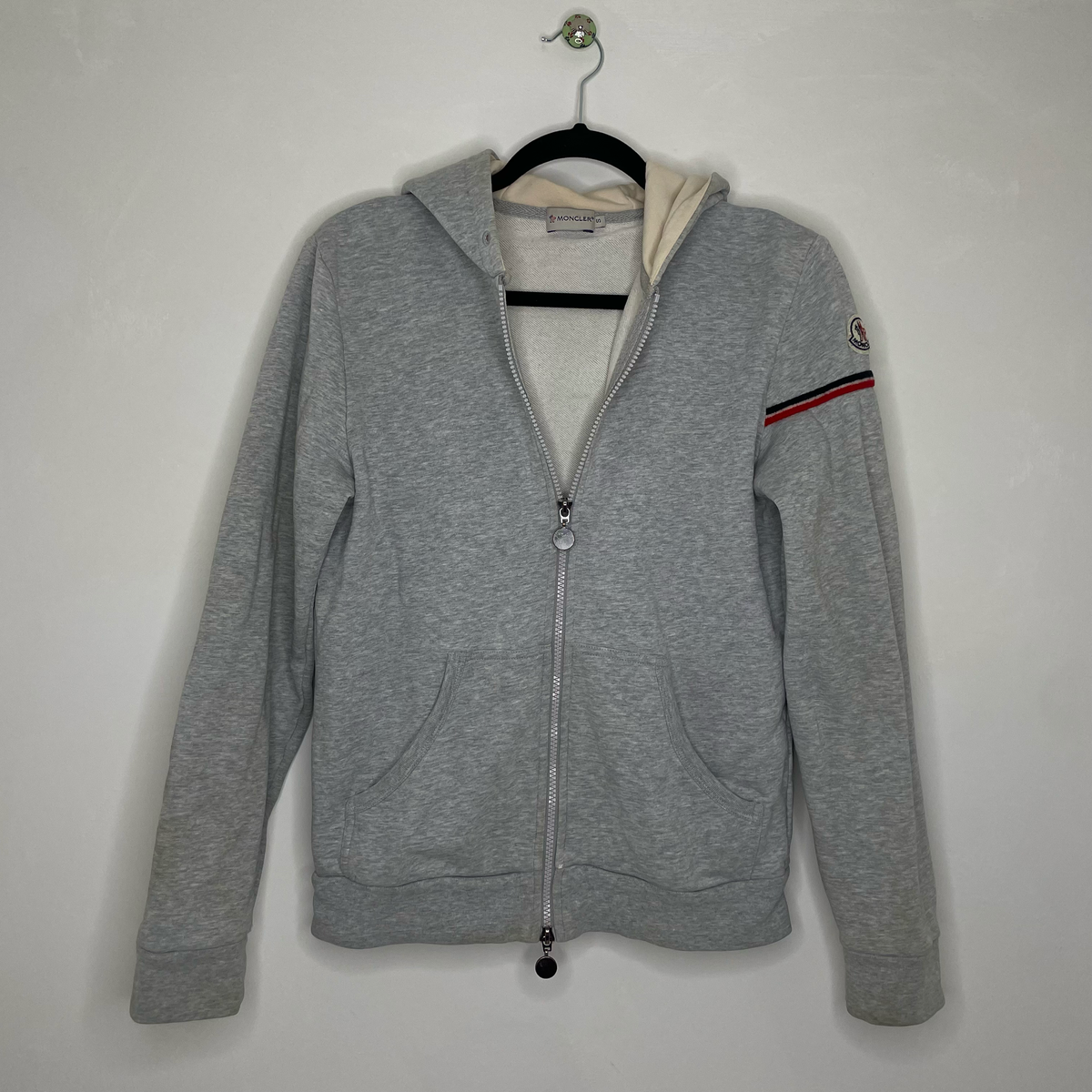 Moncler Cardigan, Grå Herre 'Maglia' Cardigan (S)