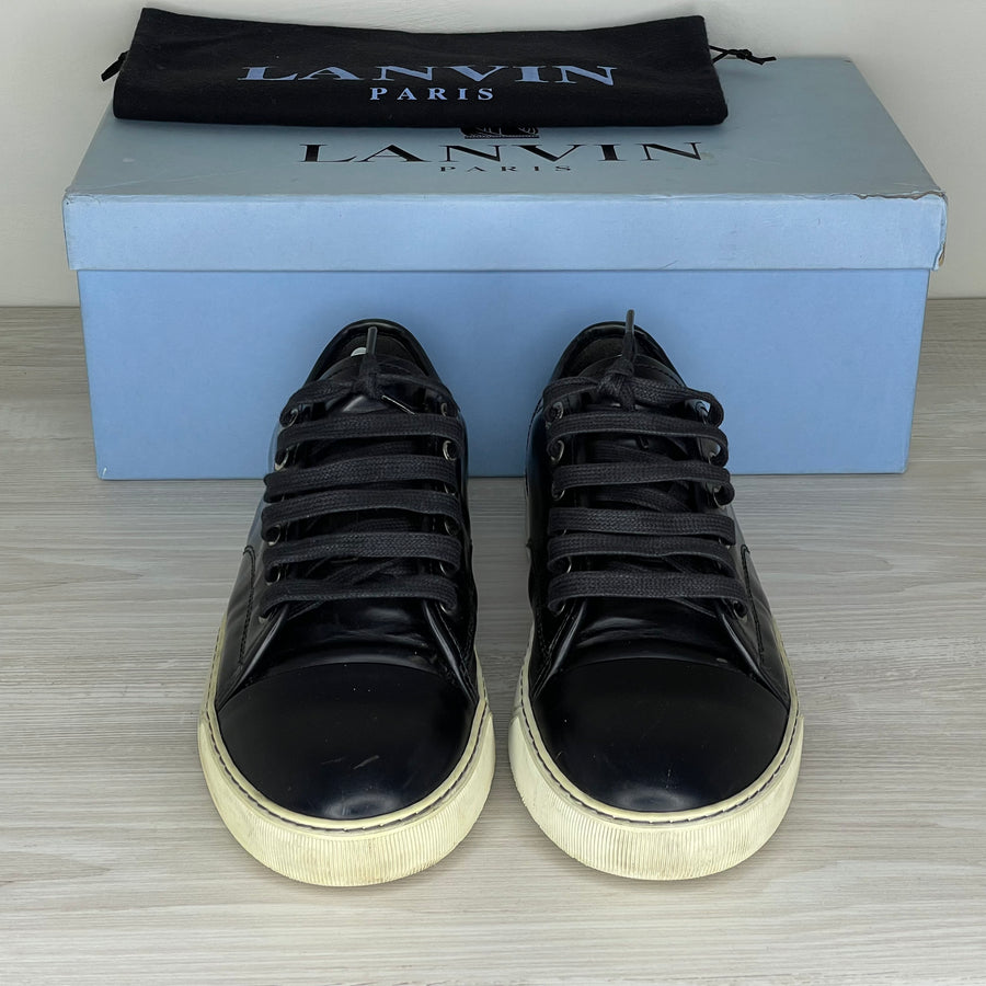 Lanvin Sneakers, 'Leather Black' Leather Toe (39)