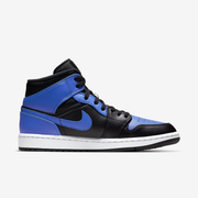 Nike Sneakers, Jordan 1 Mid ‘Hyper Royal Tumbled Leather’