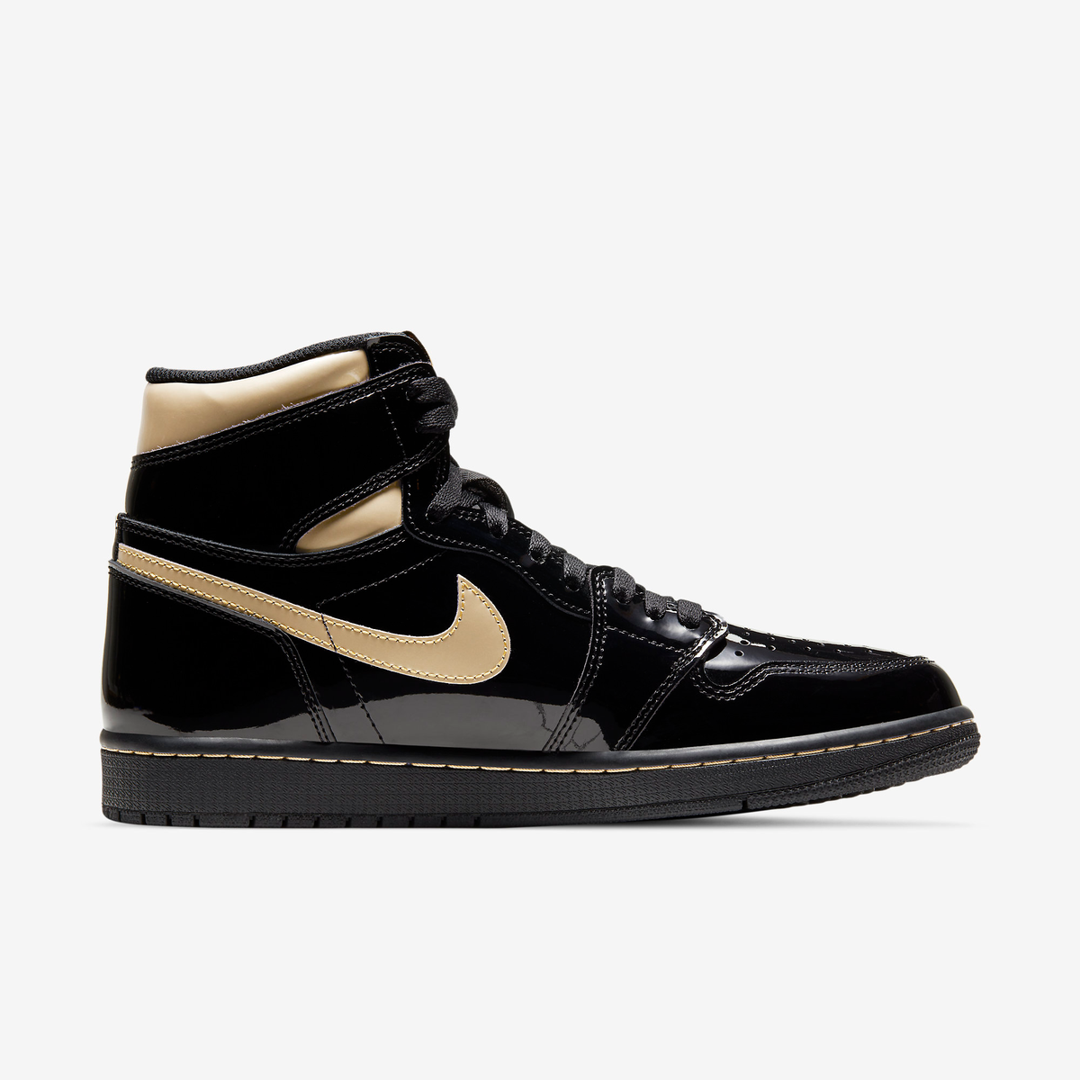 Nike Sneakers, Jordan 1 Retro High ‘Black Metallic Gold’ (2020)