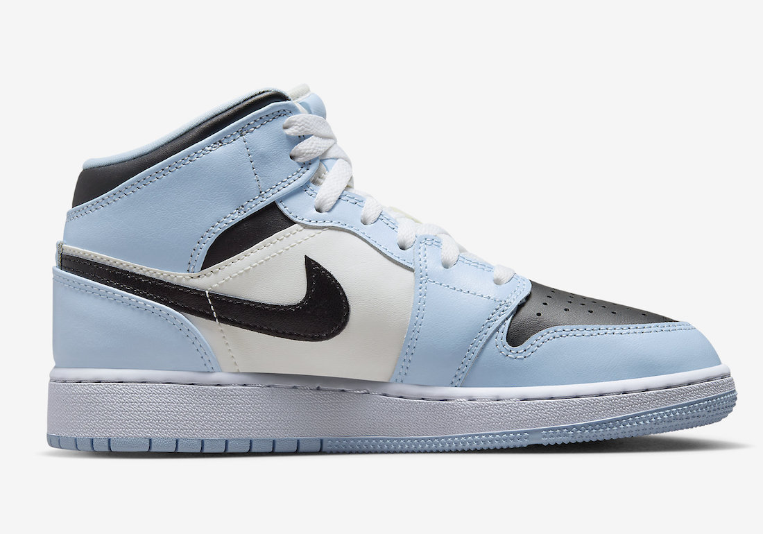 Nike Sneakers, Jordan 1 Mid ‘Ice Blue’ (GS)