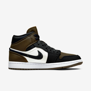 Nike Sneakers, Jordan 1 Mid ‘Olive Toe’ (W)