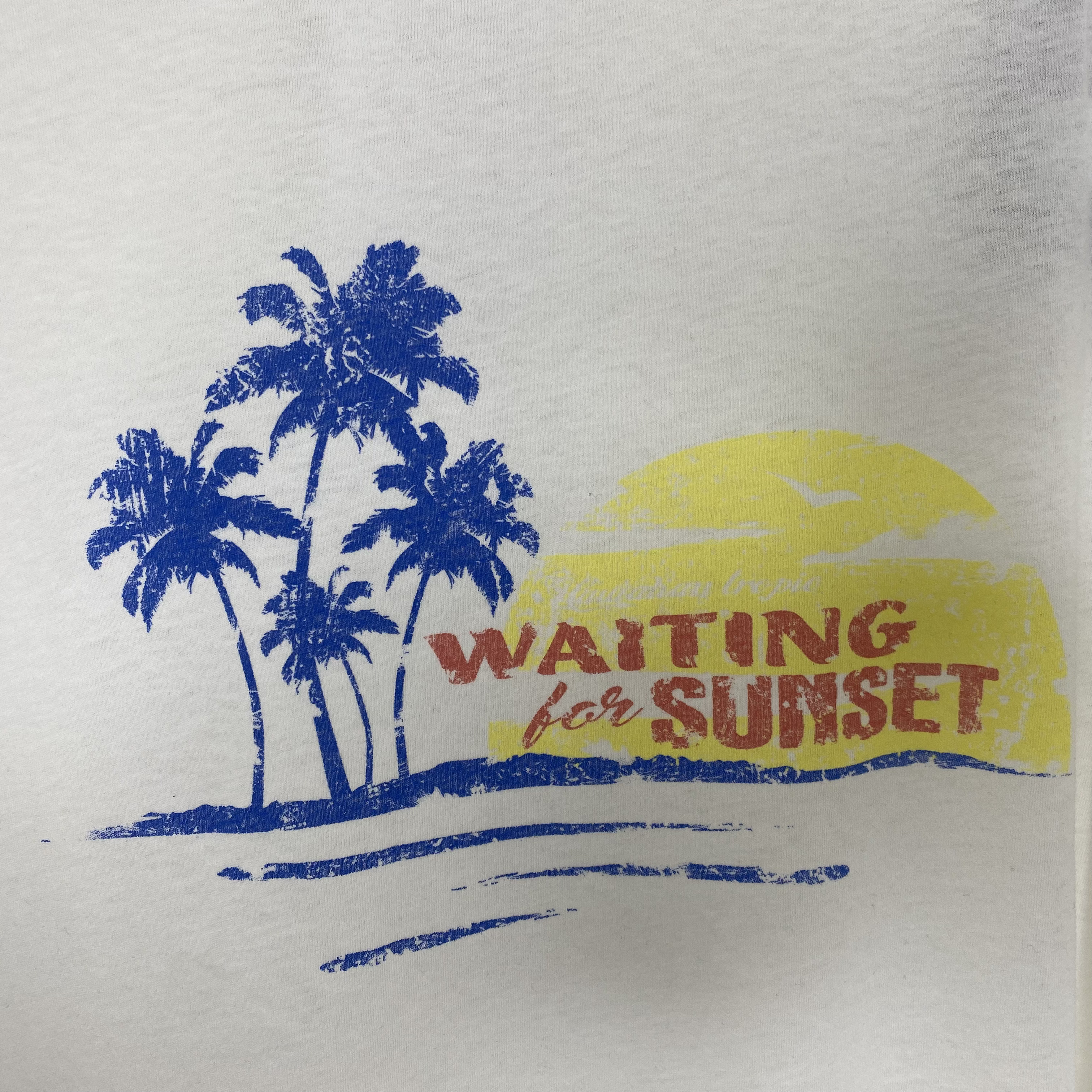 Saint Laurent T-Shirt, 'Waiting For Sunset' T-Shirt (L)