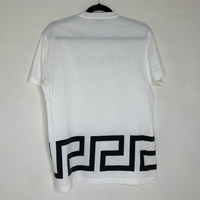 Versace Hvid 'Greca' Herre T-shirt (XS) 🎉