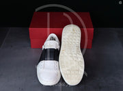 Valentino Sneakers, 'Black Stripe' Open Slip-ons (40) 🤴🏽