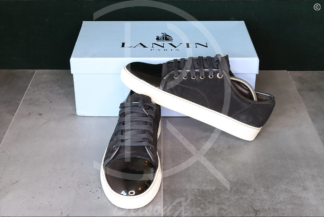 Lanvin ‘Black Suede' Lak Toe (40) ⬛️