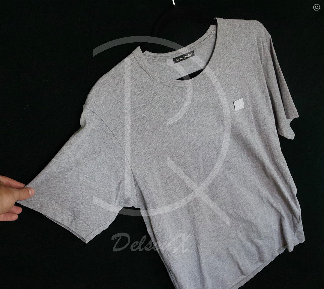 Acne Studios T-Shirt Nash Face ‘Grey’ (M) 👽