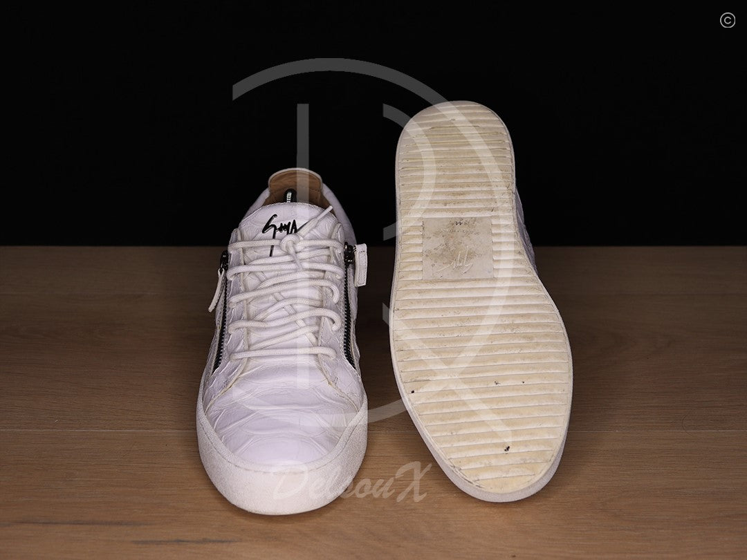 Giuseppe Zanotti 'OFF WHITE' Crocodile Frankie (44) 🐊