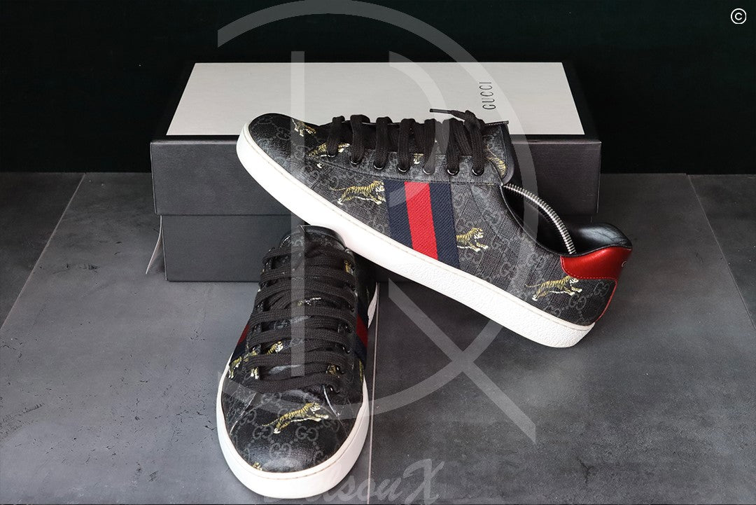 Gucci Ace ’Tiger’ Canvas (45) 🐯