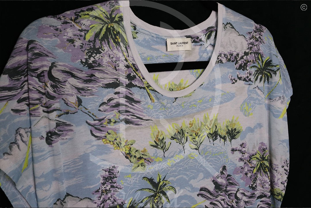 Saint Laurent T-shirt ‘Hawaii’ (M)