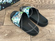 Gucci 'Blue Bloom' Flip Flops (G11 / EU 45) ☀️