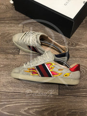 Gucci Ace “Flame” (G8.5 / 42.5) 👟