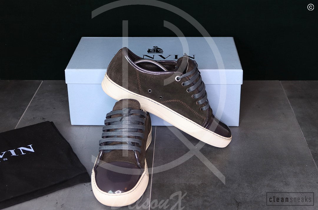 Lanvin 'Grey' Lak Toe  (40) ☀️
