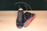 Christian Louboutin Louis Spikes Orlato Flat 'Black Patent Leather' (42) 🕺🏼
