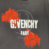 Givenchy Paris 'Red Bee' Sort Herre Sweatshirt (M) 🏴‍☠️