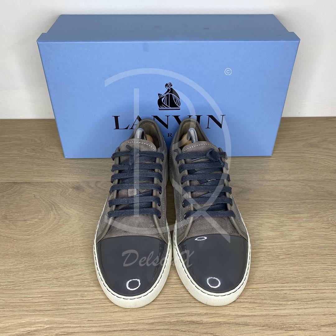 Lanvin 'Grey Suede' Lak Toe (39) 👁