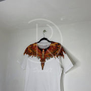 Marcelo Burlon Men's White 'Flame And Wing' T-shirt (M) 🙀