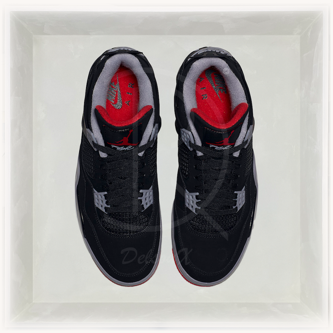 Nike Sneakers, Air Jordan 4 Retro 'Bred' (2019) 🍉