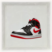 Nike Sneakers, Jordan 1 Mid 'Gym Red Black White' ⛩