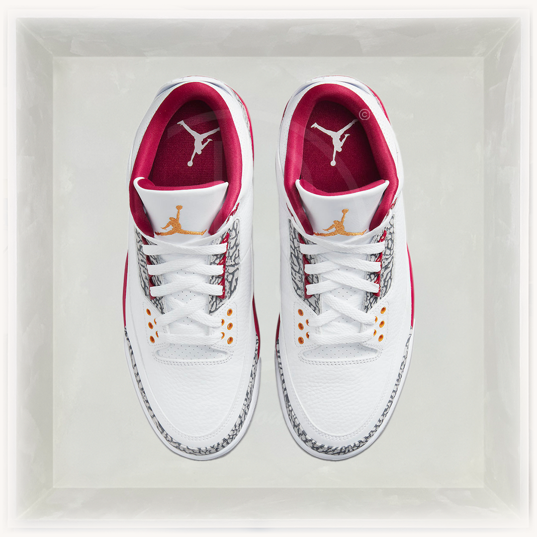 Nike Sneakers, Air Jordan 3 Retro 'Cardinal Red' ⏰