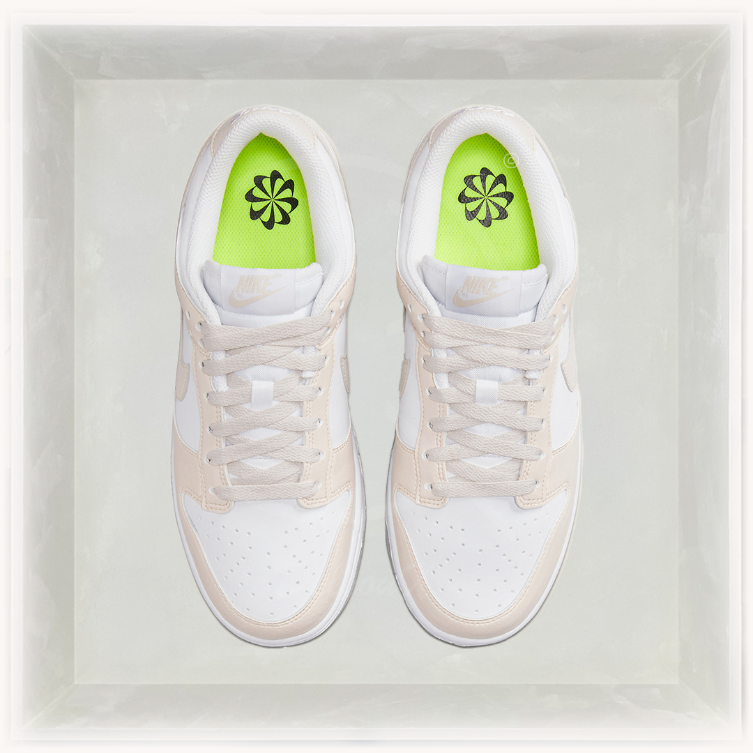 Nike Sneakers, Dunk Low 'Next Nature White and Light Orewood Brown' (W) 🛕