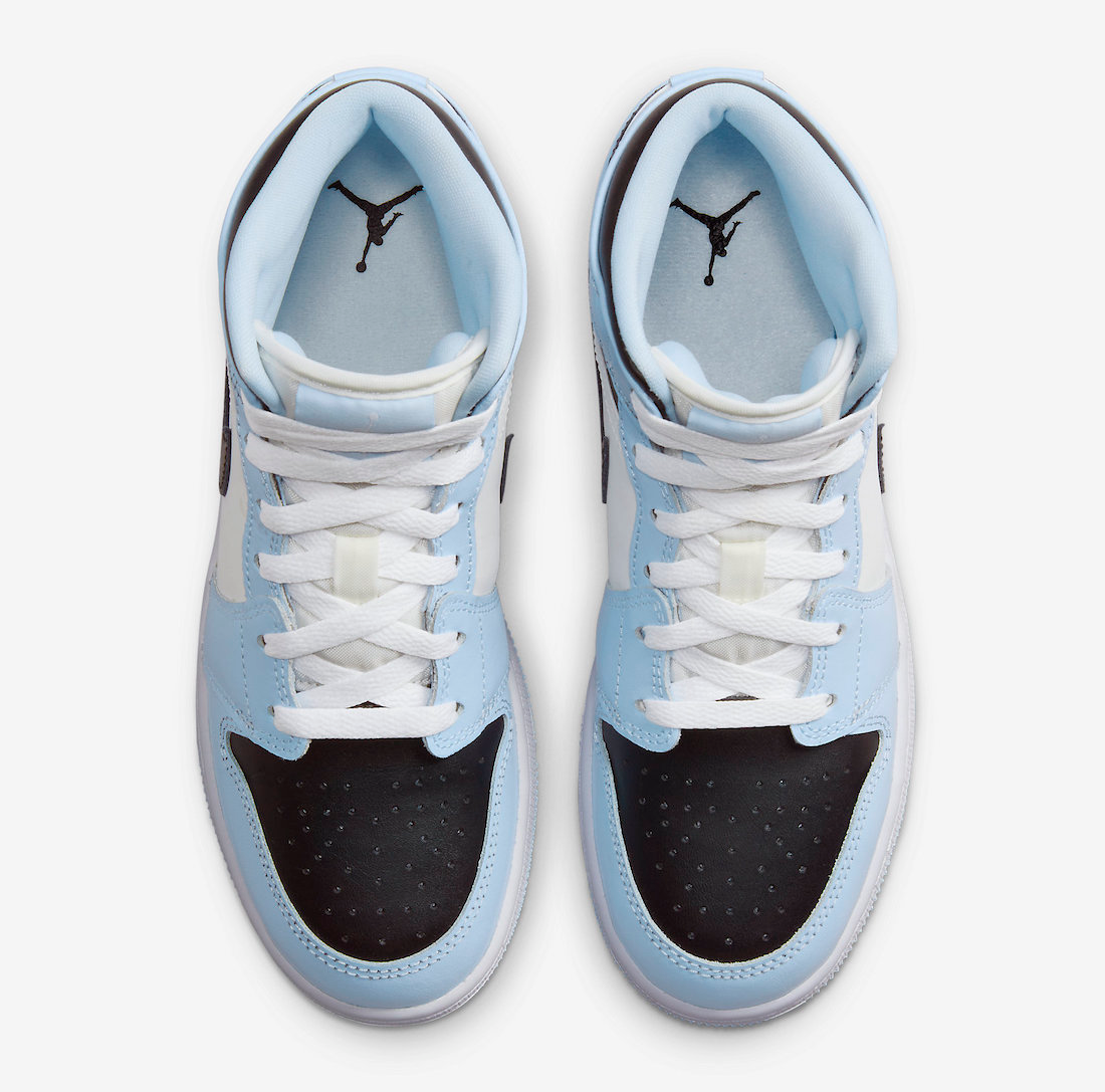 Nike Sneakers, Jordan 1 Mid ‘Ice Blue’ (GS)