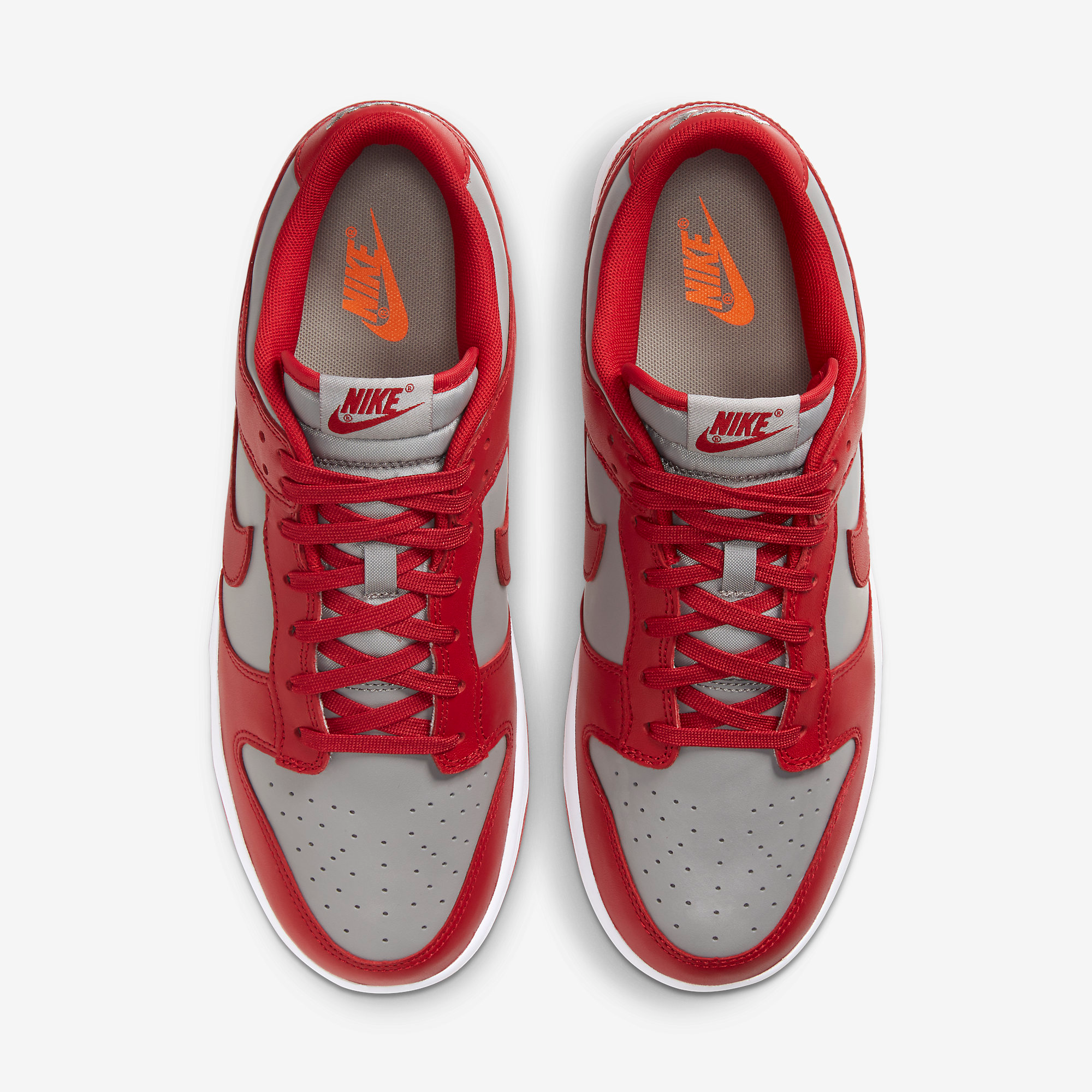 Nike Sneakers, Dunk Low ‘Retro Medium Grey Varsity Red UNLV’ (2021)