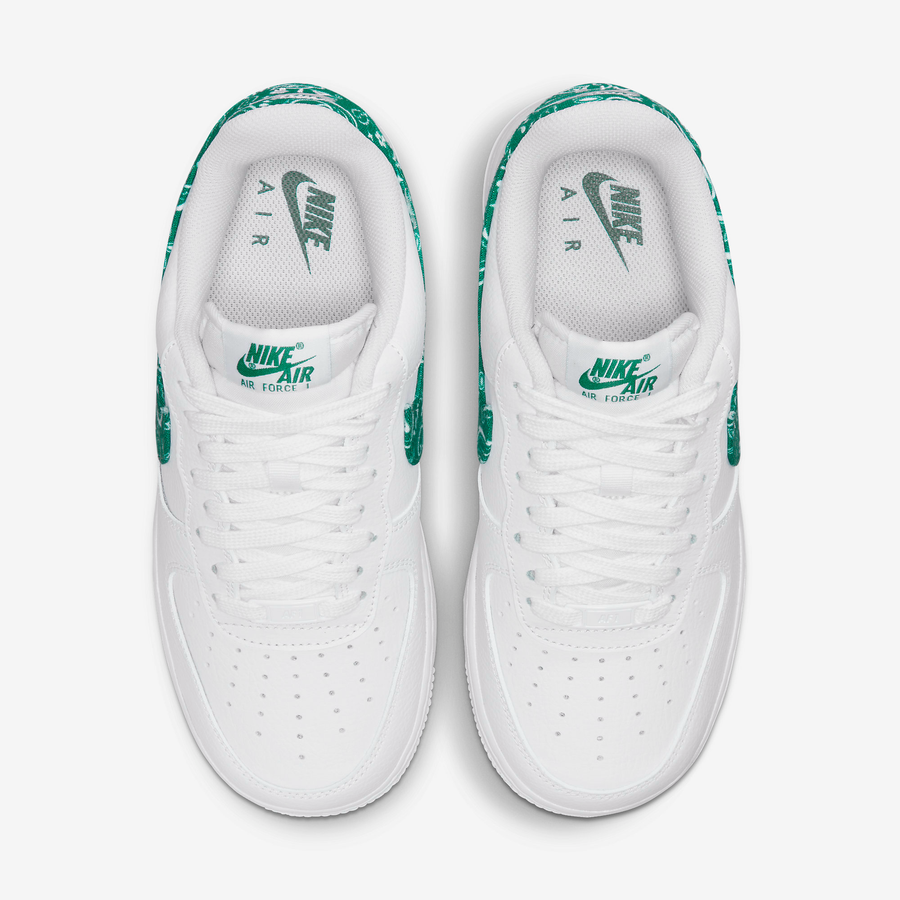 Nike Sneakers, Air Force 1 Low '07 Essential ‘White Green Paisley’ (W)