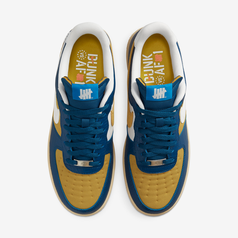 Nike Sneakers, Air Force 1 Low SP ‘Undefeated 5 On It Blue Yellow Croc’