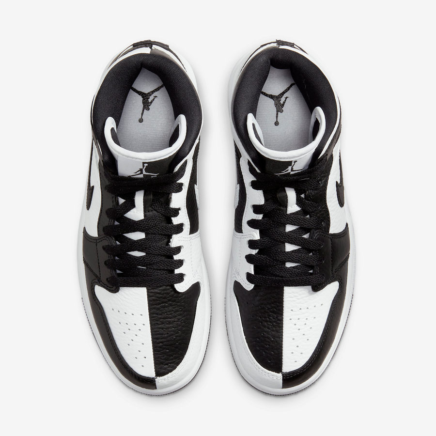 Nike Sneakers, Jordan 1 Mid ‘Split Black White’ (W)
