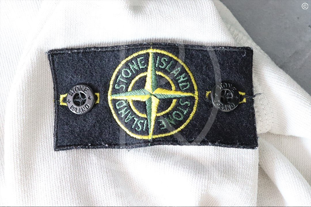 Stone Island Sweatshirt, Crewneck ‘Cream White’ (M) 😎