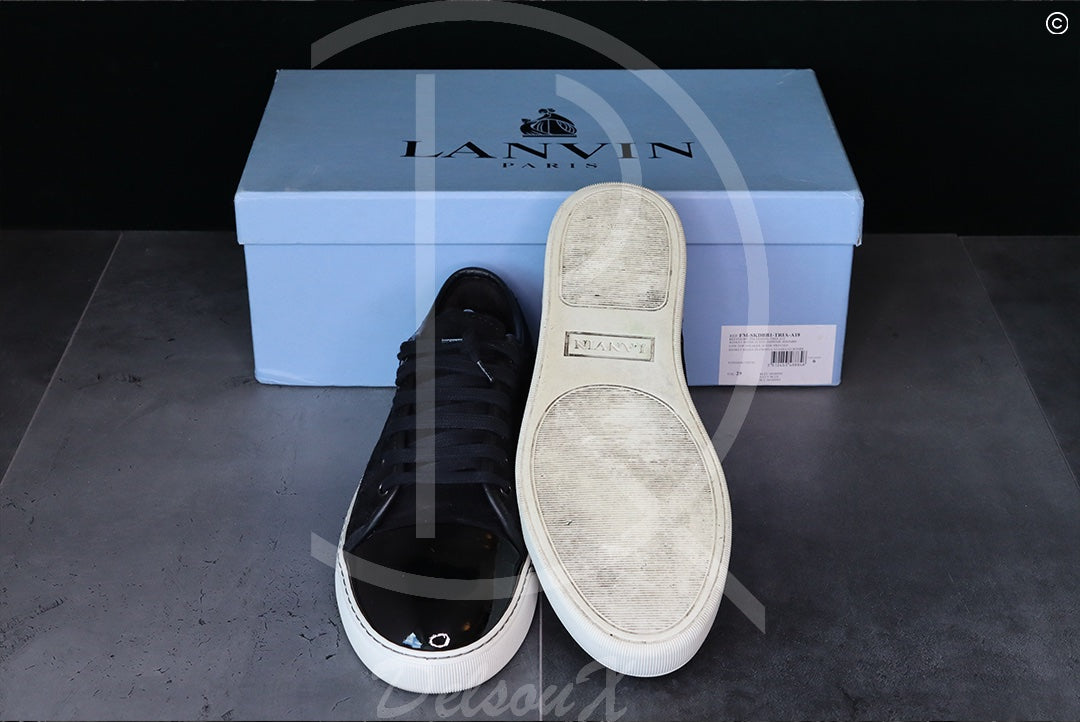 Lanvin ‘Black Suede' Lak Toe (40) ⬛️
