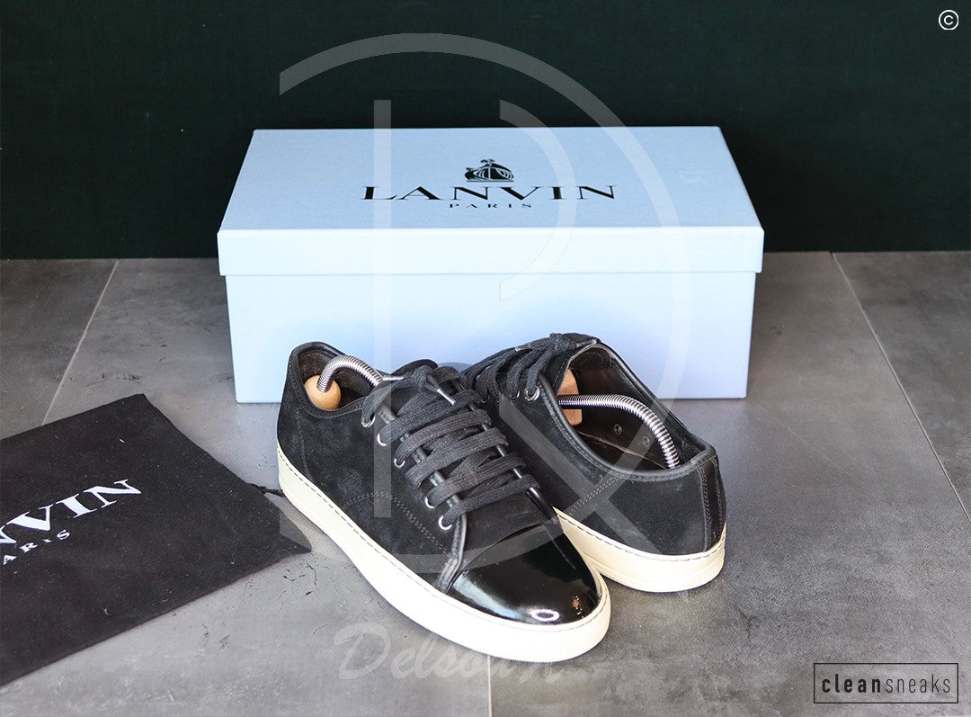Lanvin 'Black Suede' Lak Toe (39) 👟