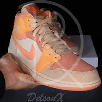 Nike Jordan 1 'Aprcot Orange' Mid (W) (43) 🍑