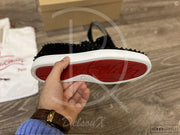 Christian Louboutin ’Black Suede' Pik Boat (40) 🩸